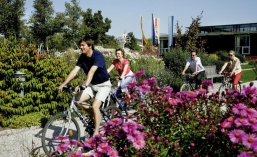 Radfahren im Kurpark